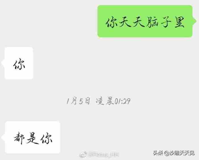 刚谈恋爱如何聊天，网友分享了刚谈恋爱时的聊天记录